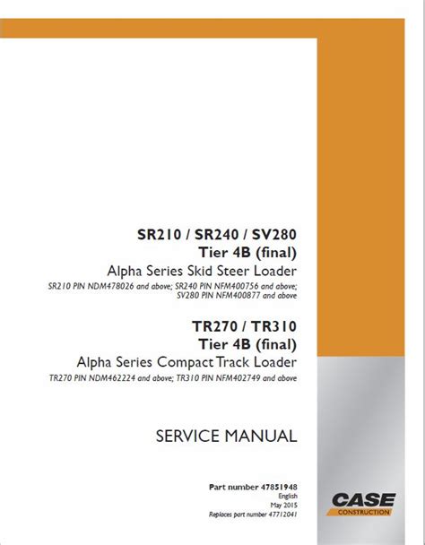 case tr310 operator manual pdf